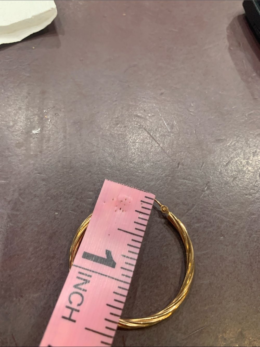 Gold-Tone Twisted Hoop Earrings - Women Jewelry - Picture 4 of 4